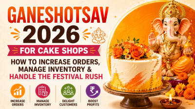 Ganeshotsav 2026 for Cake Shops: How to Increase Orders, Manage Inventory & Handle the Festival Rush